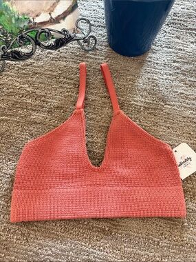 Free People Coral Bralette